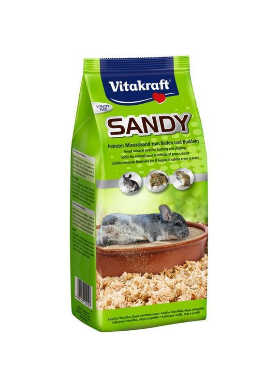 Песок для шиншилл Sandy, 1кг Vitakraft (292395664)