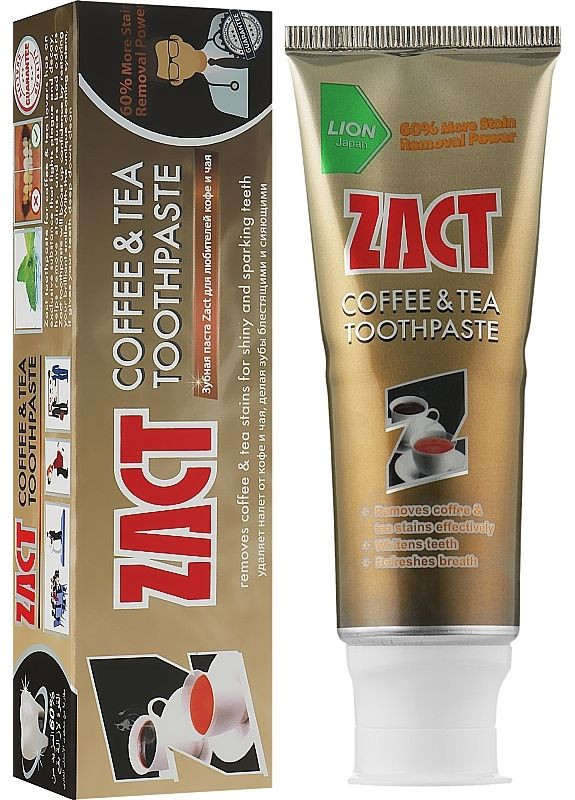 Паста зубная отбеливающая Zact 100g (2-954962) Lion (369792827)