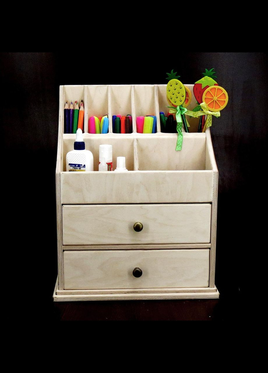 Настольный органайзер из дерева Кресмонт бланже (КНЦ-006101) No Brand (328227971)