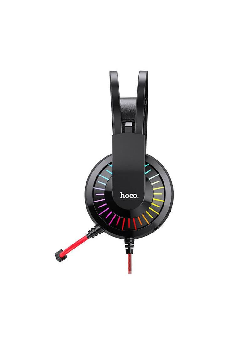 Навушники ігрові з підсвіткою W105 LED Joyful Gaming Headphones чорночервоні Hoco (280877695)