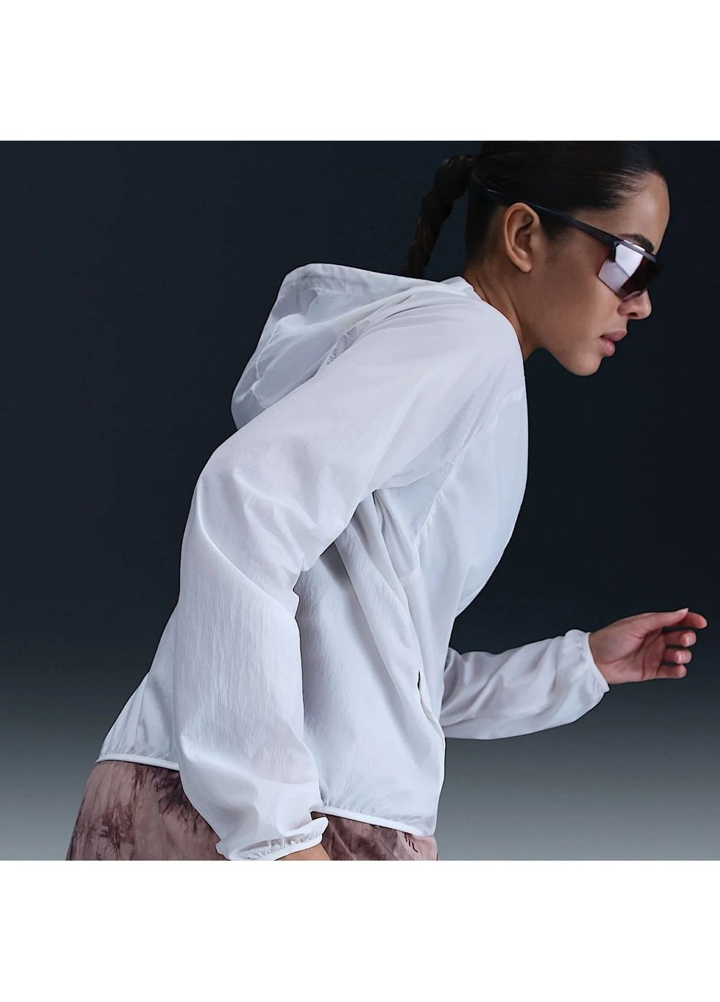 Белая ветровка женская trail repel jacket women white Nike