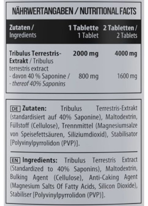 Healthy by MST Tribulus 2000 60 Tabs MST Nutrition (324210979)