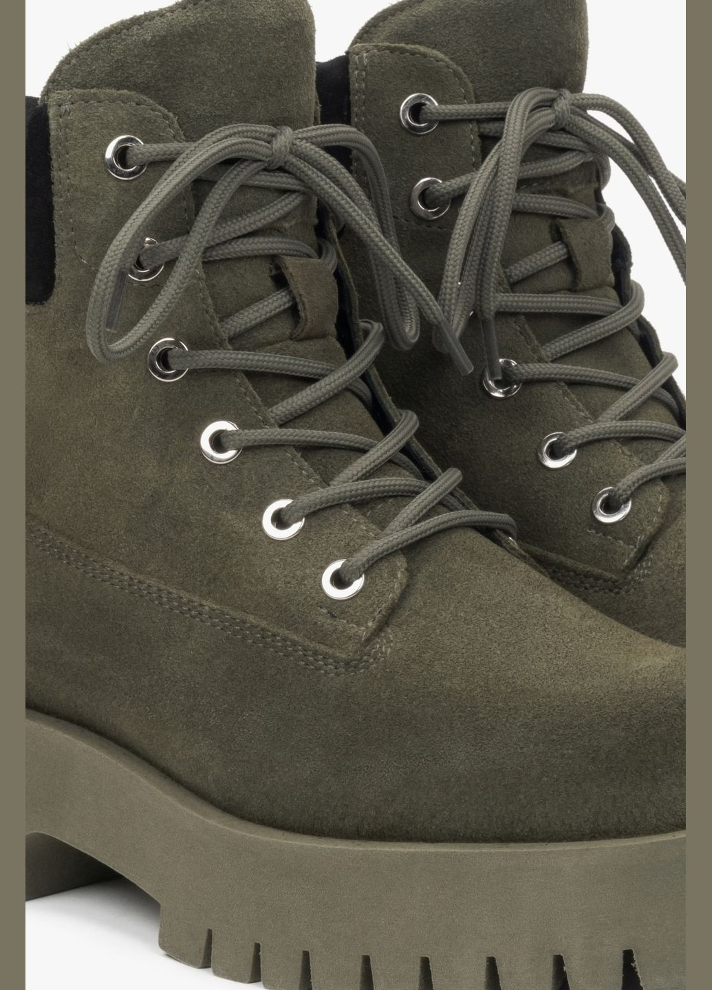 Черевики, колір зелений Estro (324030700)