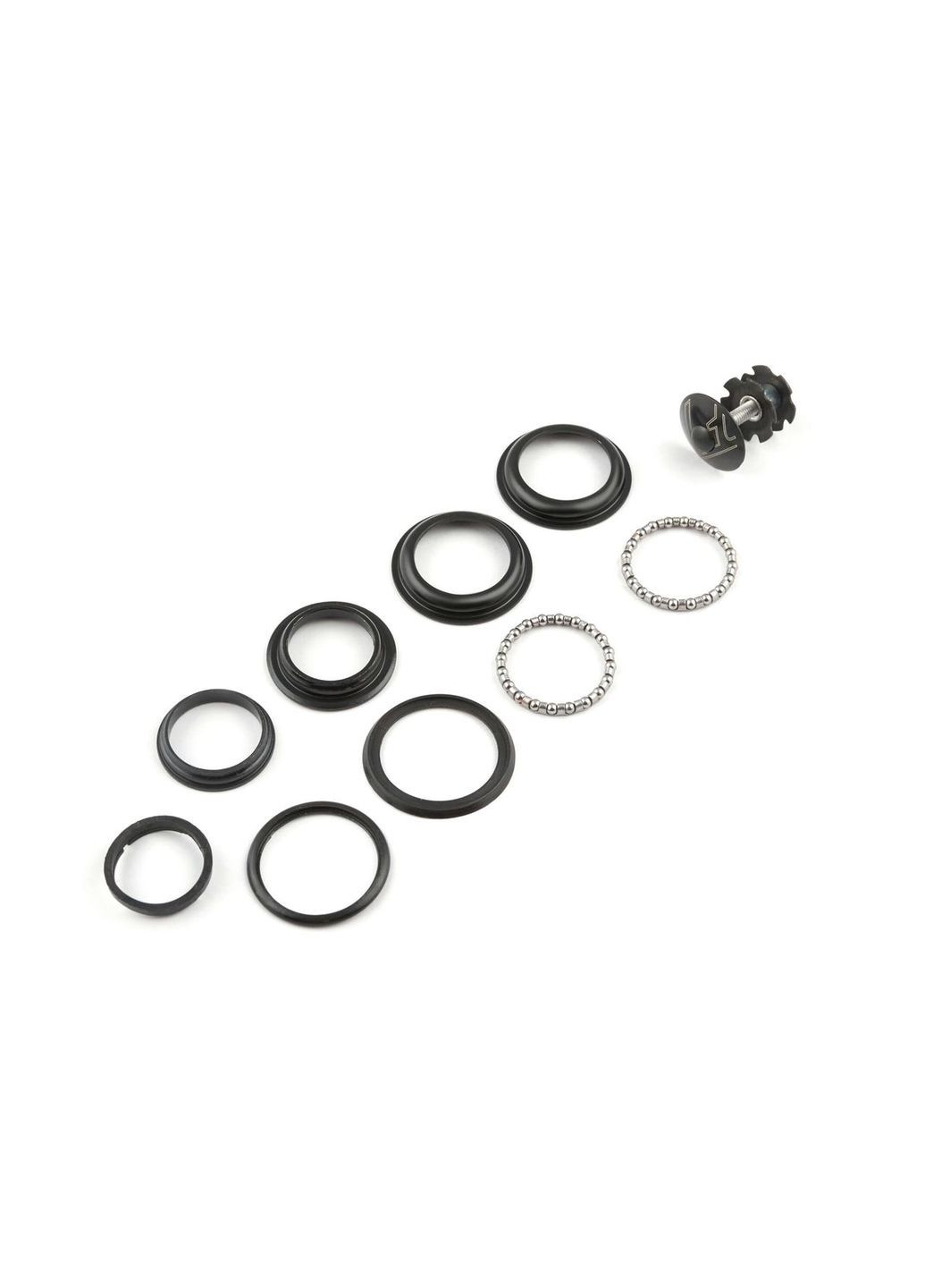 Подшипники рулевой колонки велосипеда (черные) REKO No Brand (370183927)