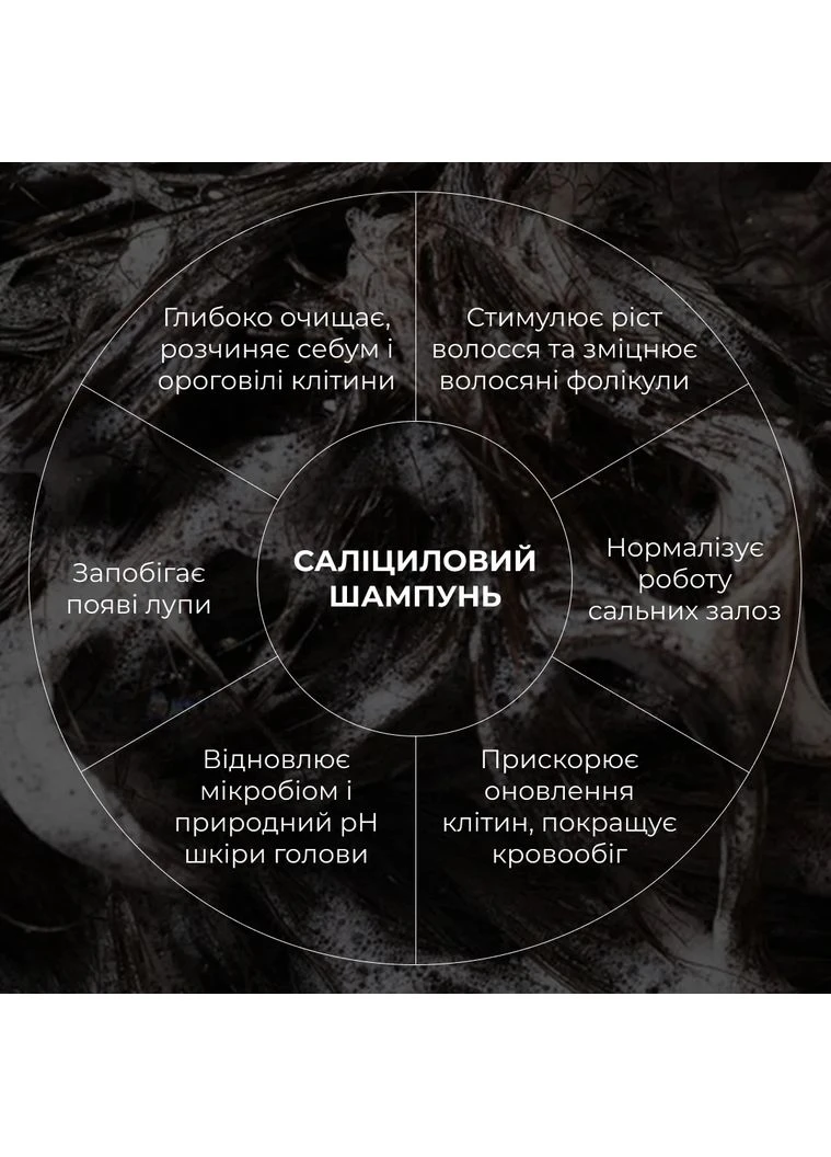 Набір для відновлення волосся та шкіри голови з саліциловою кислотою і протеїновим доглядом Salicylic Hillary (387361431)