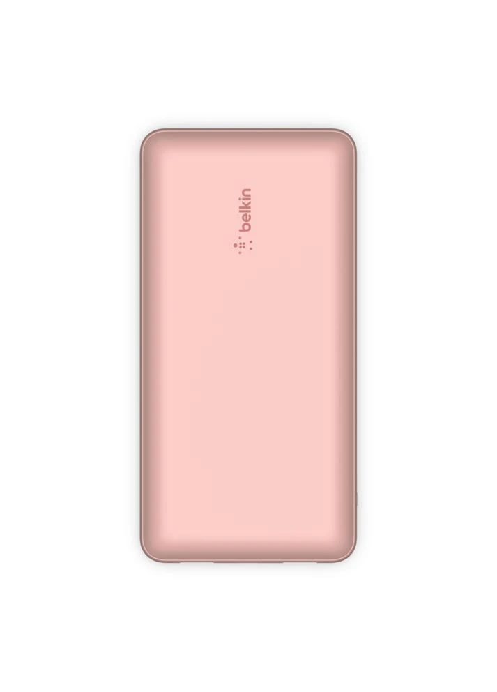 Портативное зарядное устройство 20000mAh, 15W Dual USB-A, USB-C, rose gold Belkin (324228670)
