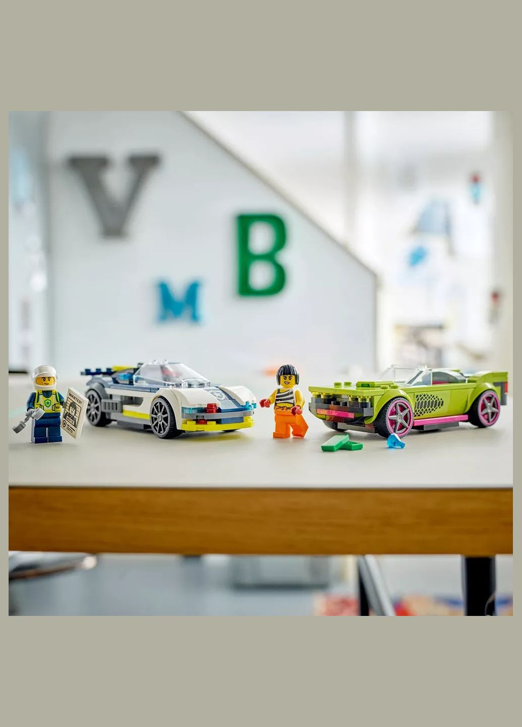 Конструктор City Переслідування маслкара на поліцейському автомобілі (60415) Lego (333253101)