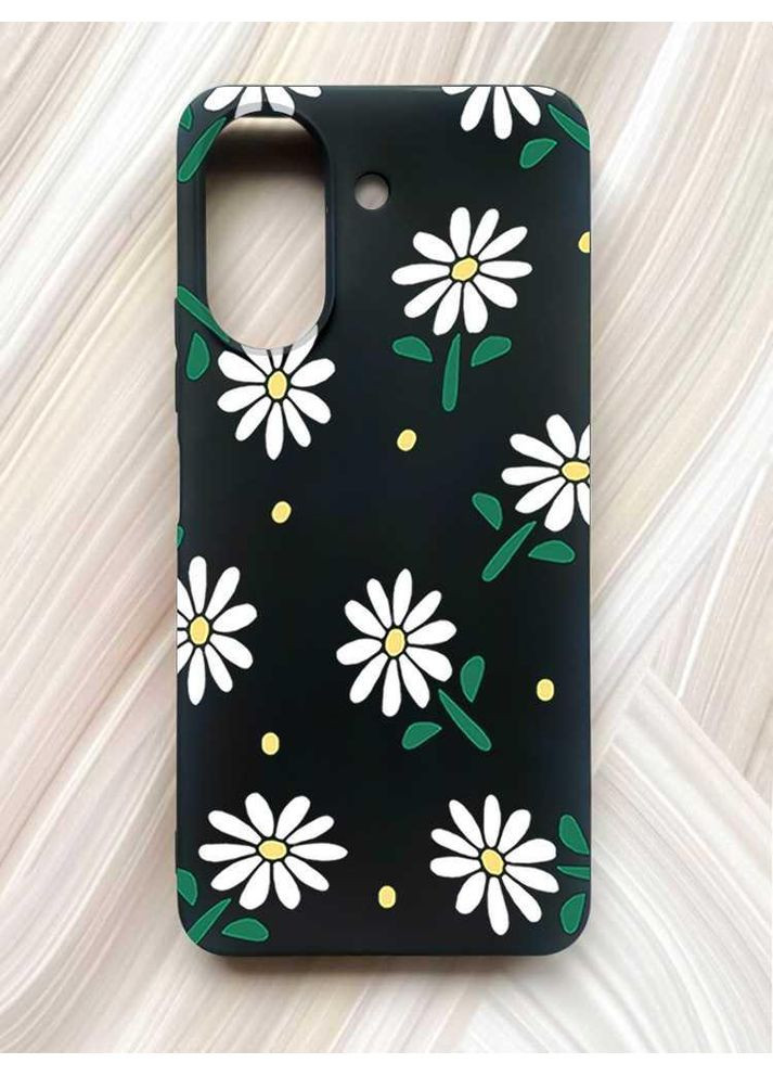 Матовый чехол на Xiaomi Redmi 13C / Poco C65 Ромашки (принт 368) Creative (355406324)