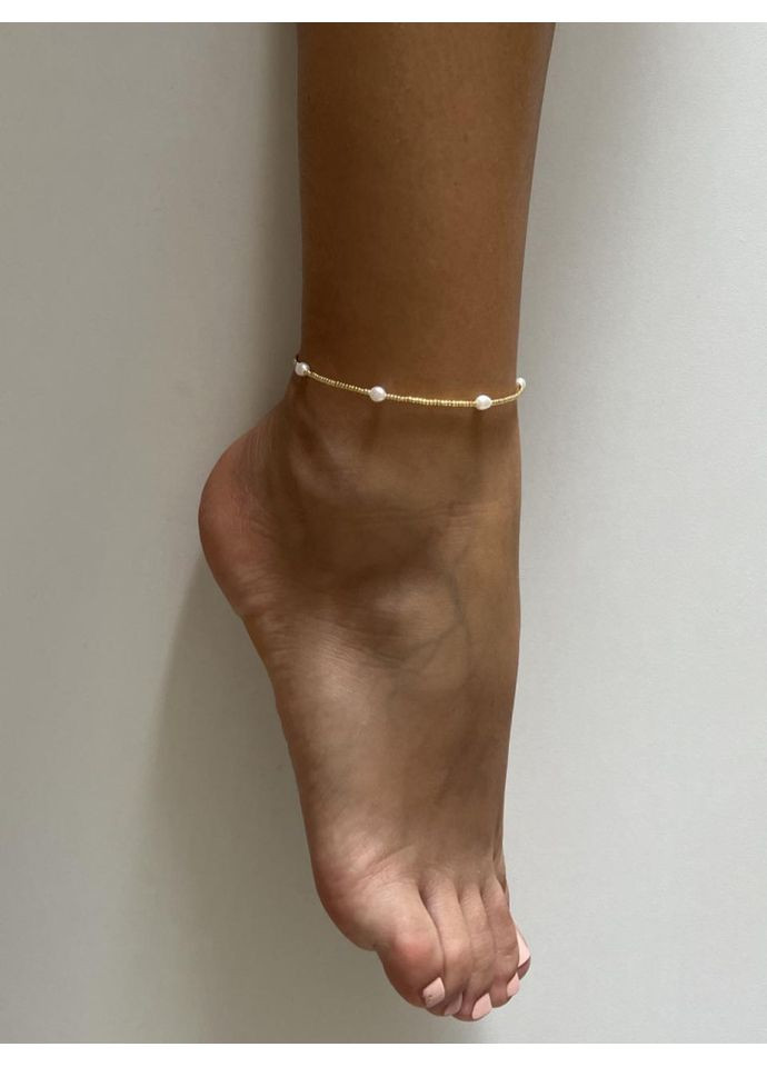 Браслет на ногу з перлинами 5271 LeBijou (367580315)