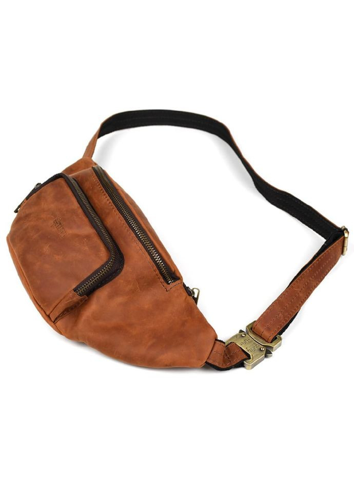 Стильна сумка на пояс бренда RB-3079-4lx у коньячному crazy horse TARWA (318021957)