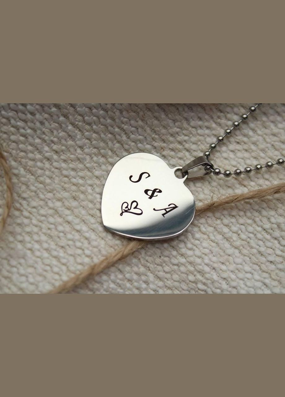 Кулон серце з лазерним гравіюванням Konik (338379408)