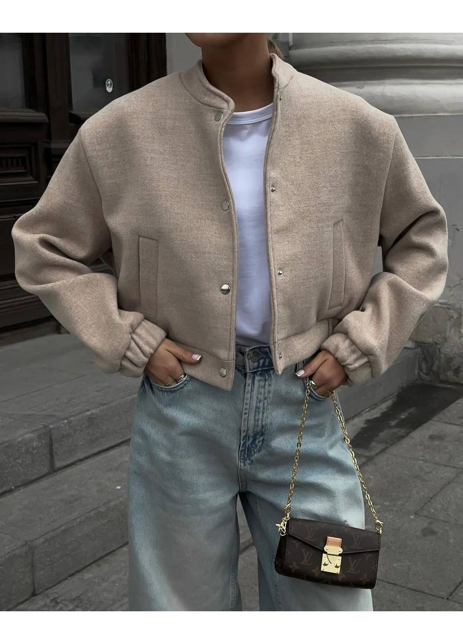 Жіночий бомбер FINO Mode на кнопках (351224880)