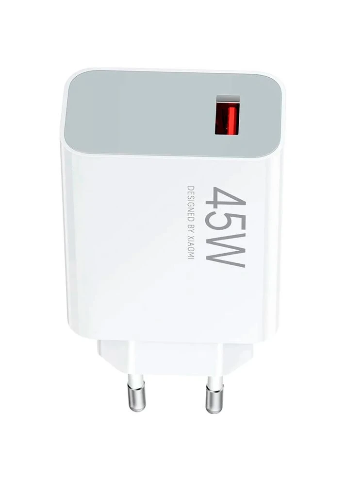 Мережевий зарядний пристрій Turbo Charging 45W USB-A (BHR07SLEU) [132392] Xiaomi (399446598)