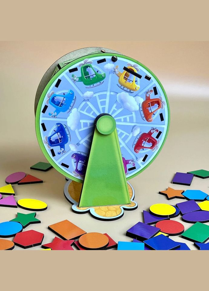 Деревянный сортер "Барабан" (ПСФ135) PSF135 геометрические фигуры Ubumblebees (302384527)