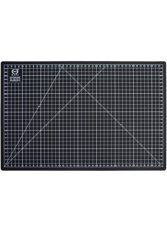 Килимок самовстановлюючий 3 мм А2 45х60 см чорний (СМ60BL) Dafa (335393660)