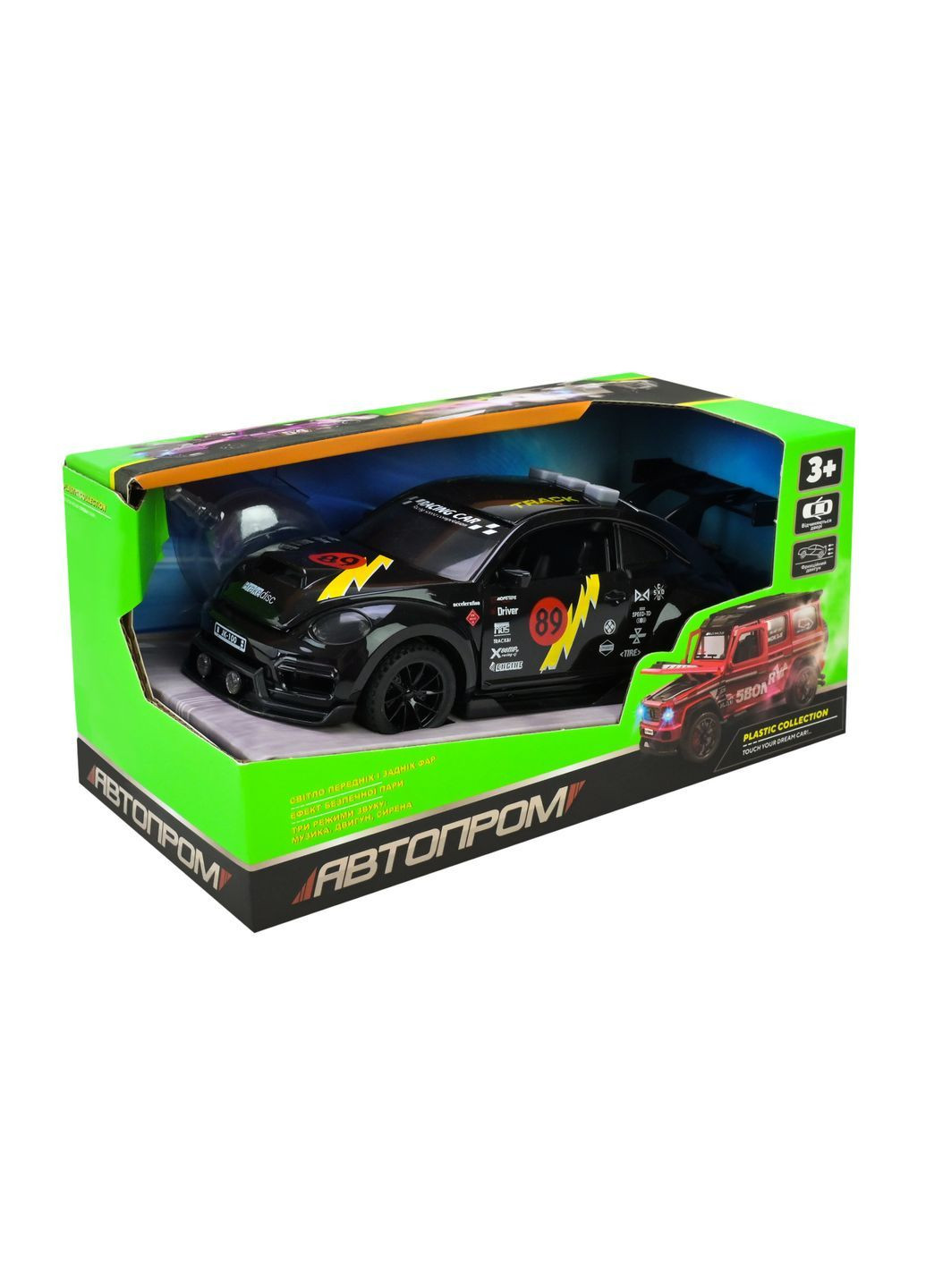 Дитяча батарейна машинка Autoprom, 18×10×9,8 см, в асортименті, в коробці - No Brand AP9916 (371929238)