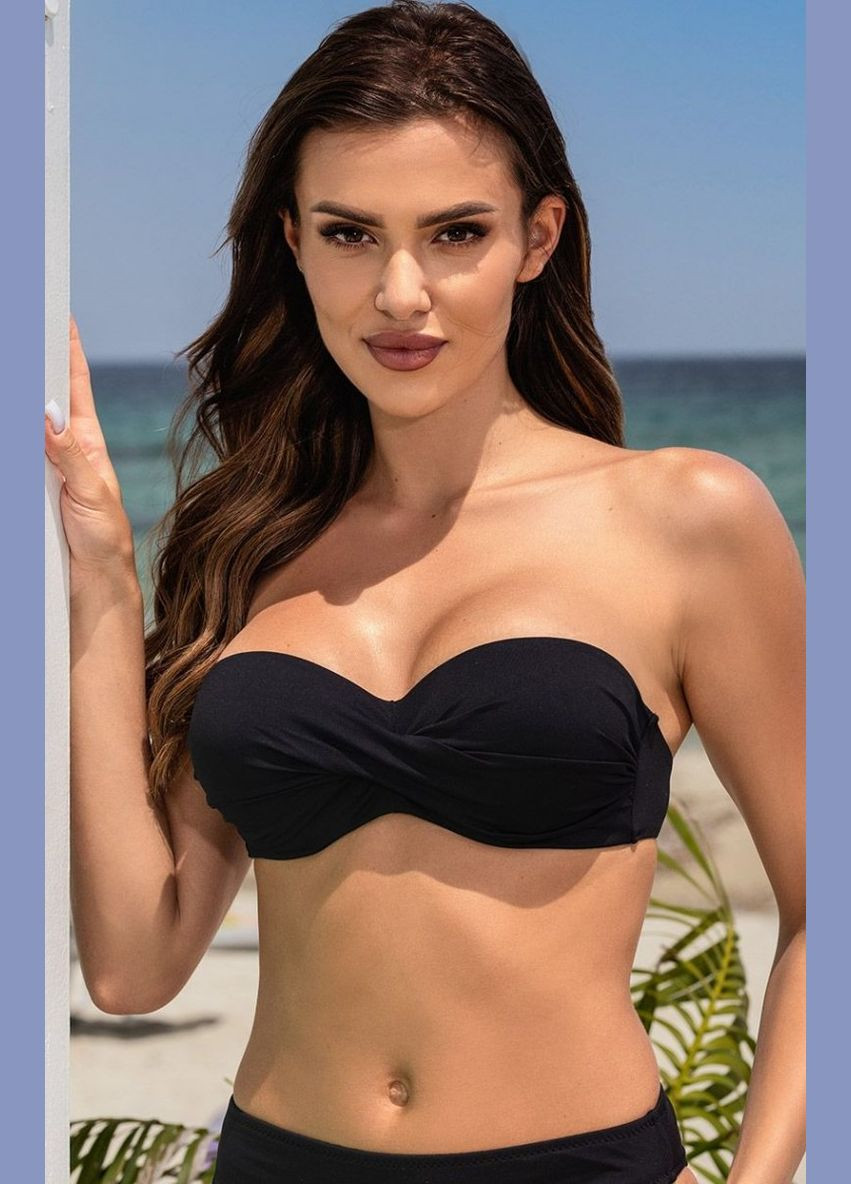 Черный демисезонный купальник раздельный (бюстгальтер,трусики) Etna