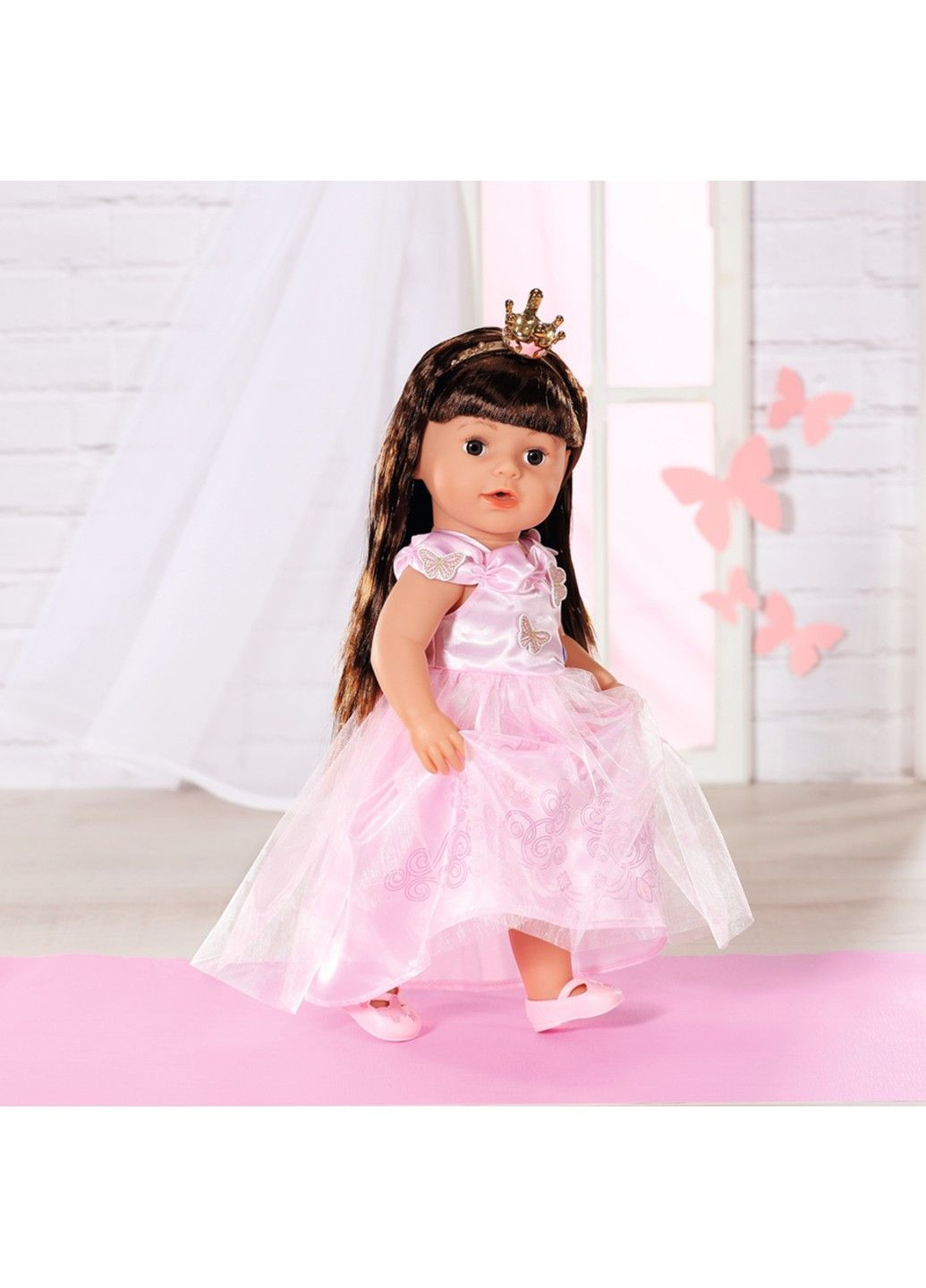 Набір одягу для ляльки - Принцеса (сукня, туфлі, корона) BABY born (335401068)