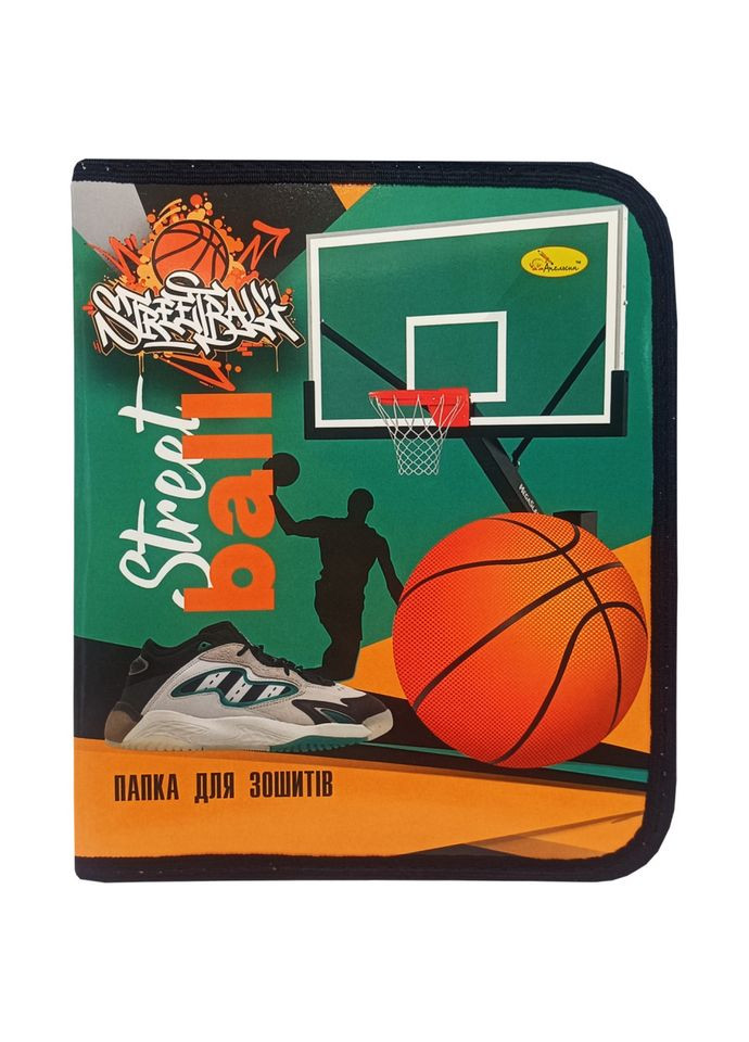 Папка для тетрадей на молнии "StreetBall dank test" АП-1001-4 No Brand (354748800)