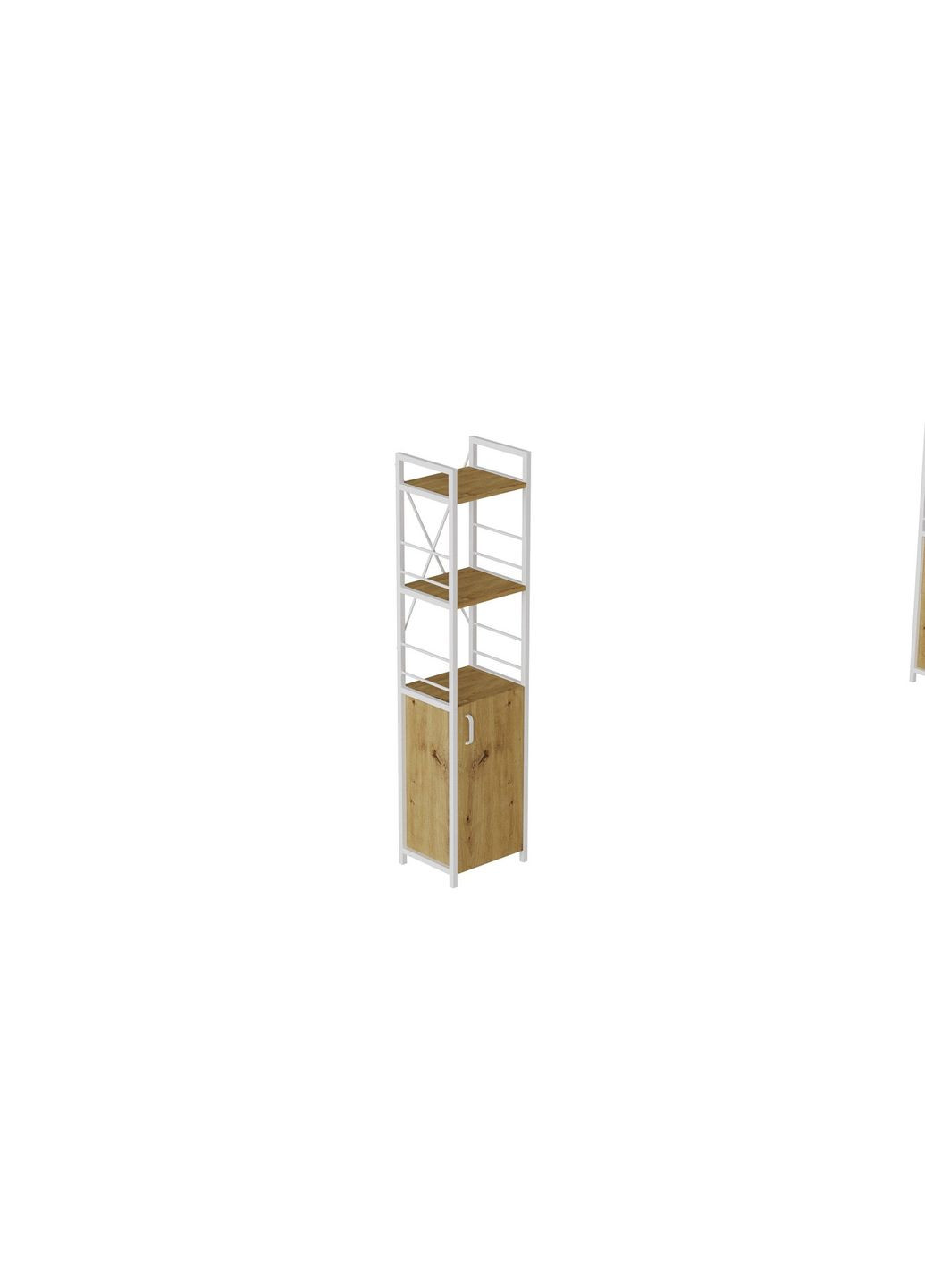 Этажерка 3/34 Серии Конект с тумбой 144x34x28 ДСП Артизан (FRD-104433) Ferrum-decor (361113595)