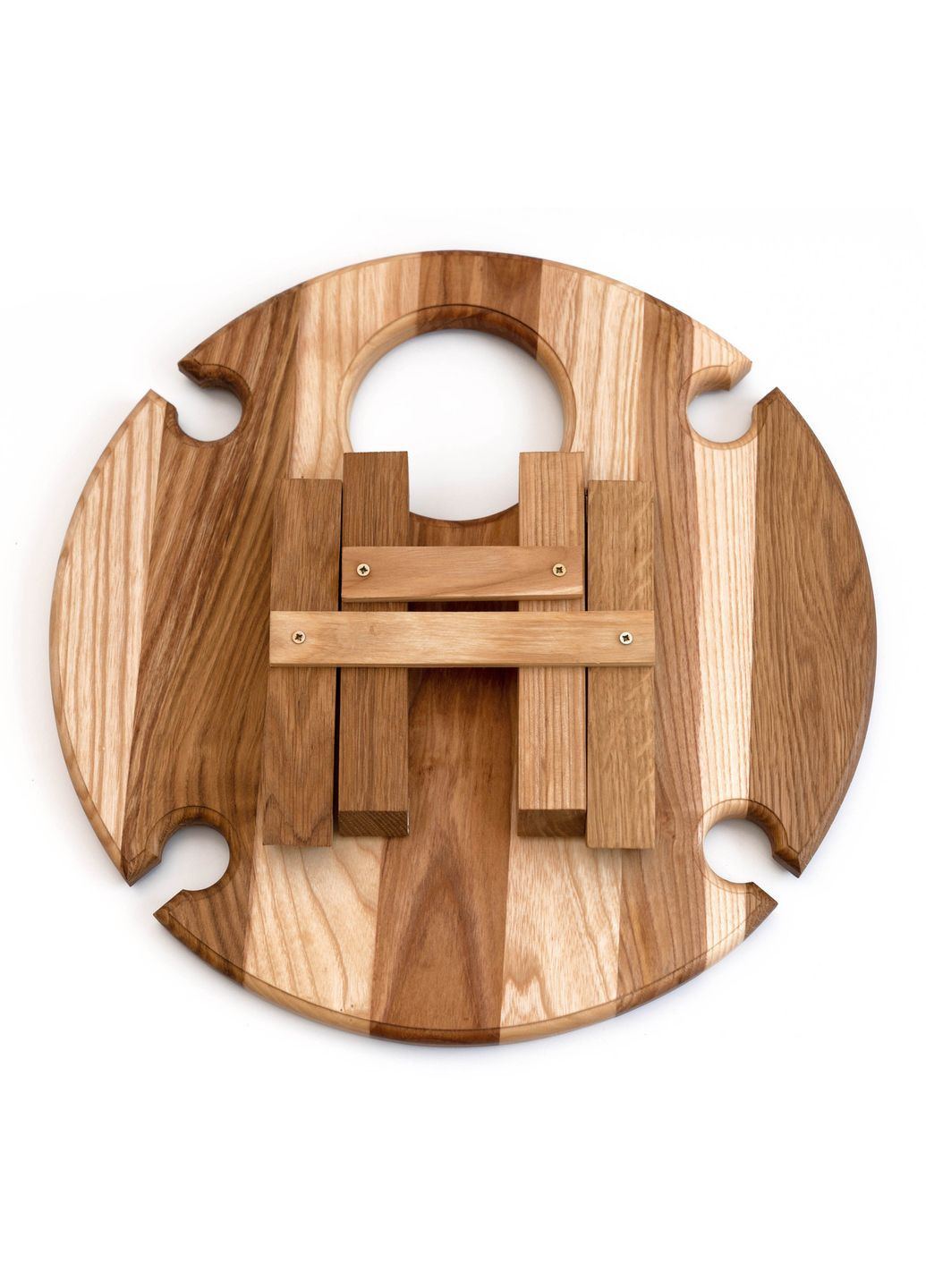 Винный столик деревянный на складных ножках 40 см No Brand (325482217)