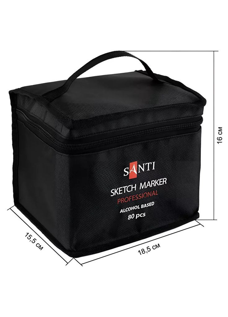 Набір спиртових маркерів 80 шт (390780) Santi (346999000)