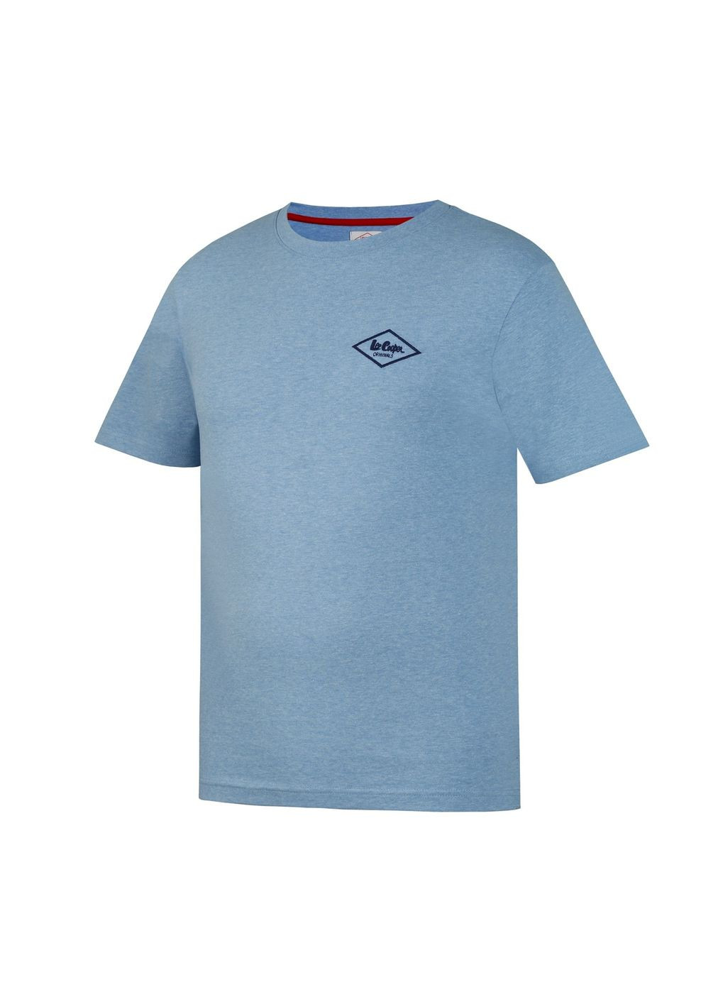 Блакитна чоловіча футболка з коротким рукавом Lee Cooper