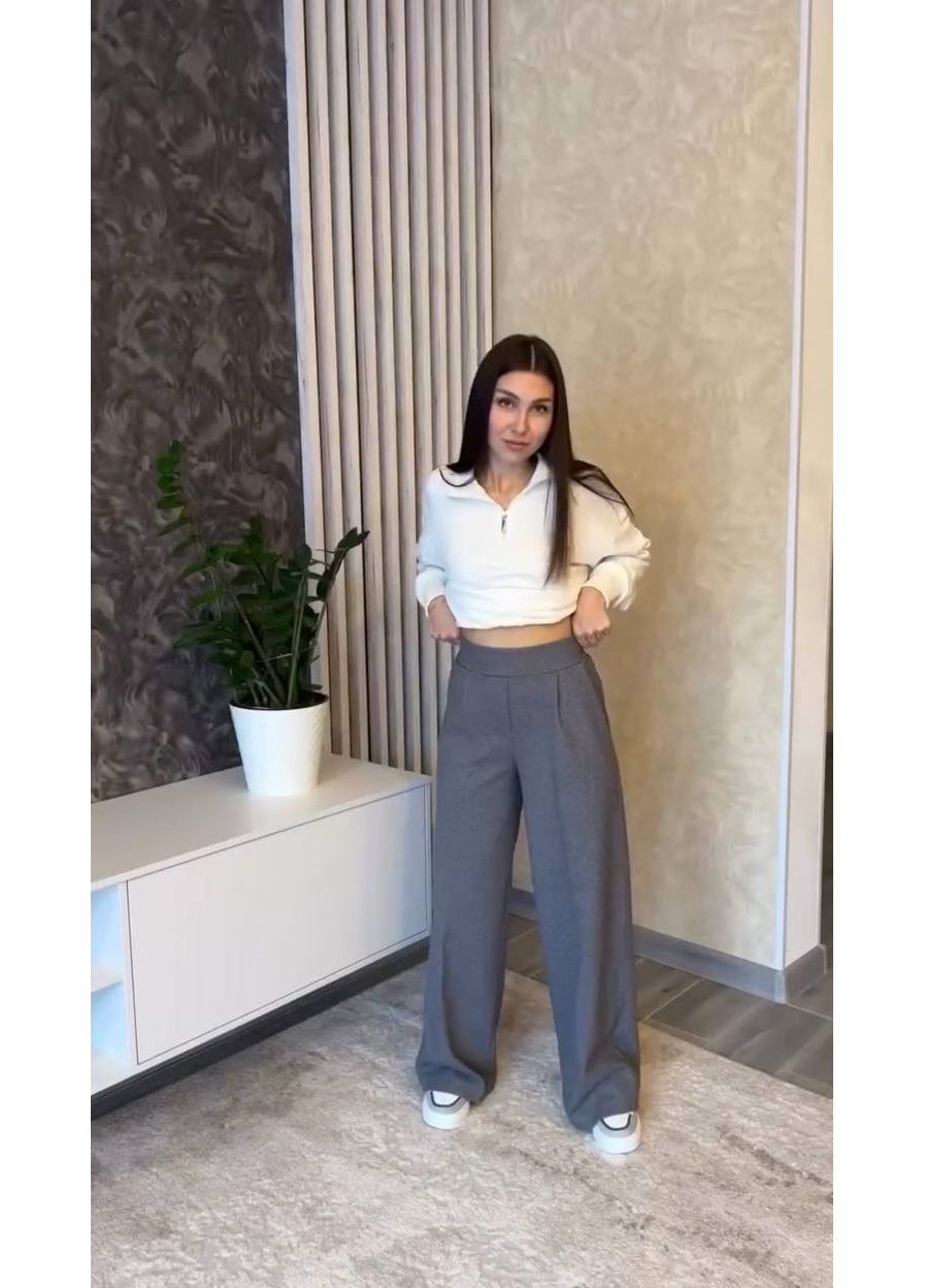 Брюки дворец из кашемира-шерсти — ЗАМЕР В ОПИСАНИИ DK/DL Мода без кордонів (370026321)