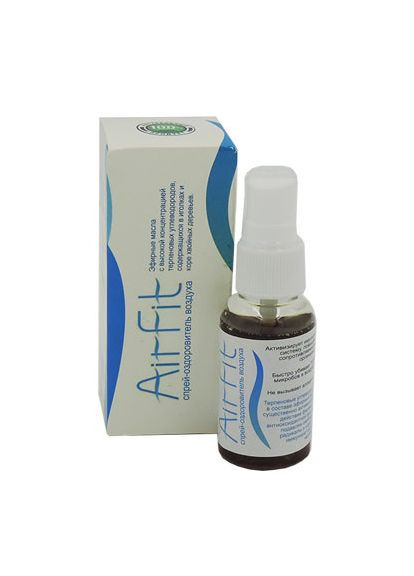 Спрей антисептичний оздоровитель повітря від грипу ГРВІ Air Fit Аїр Фіт No Brand (304767209)