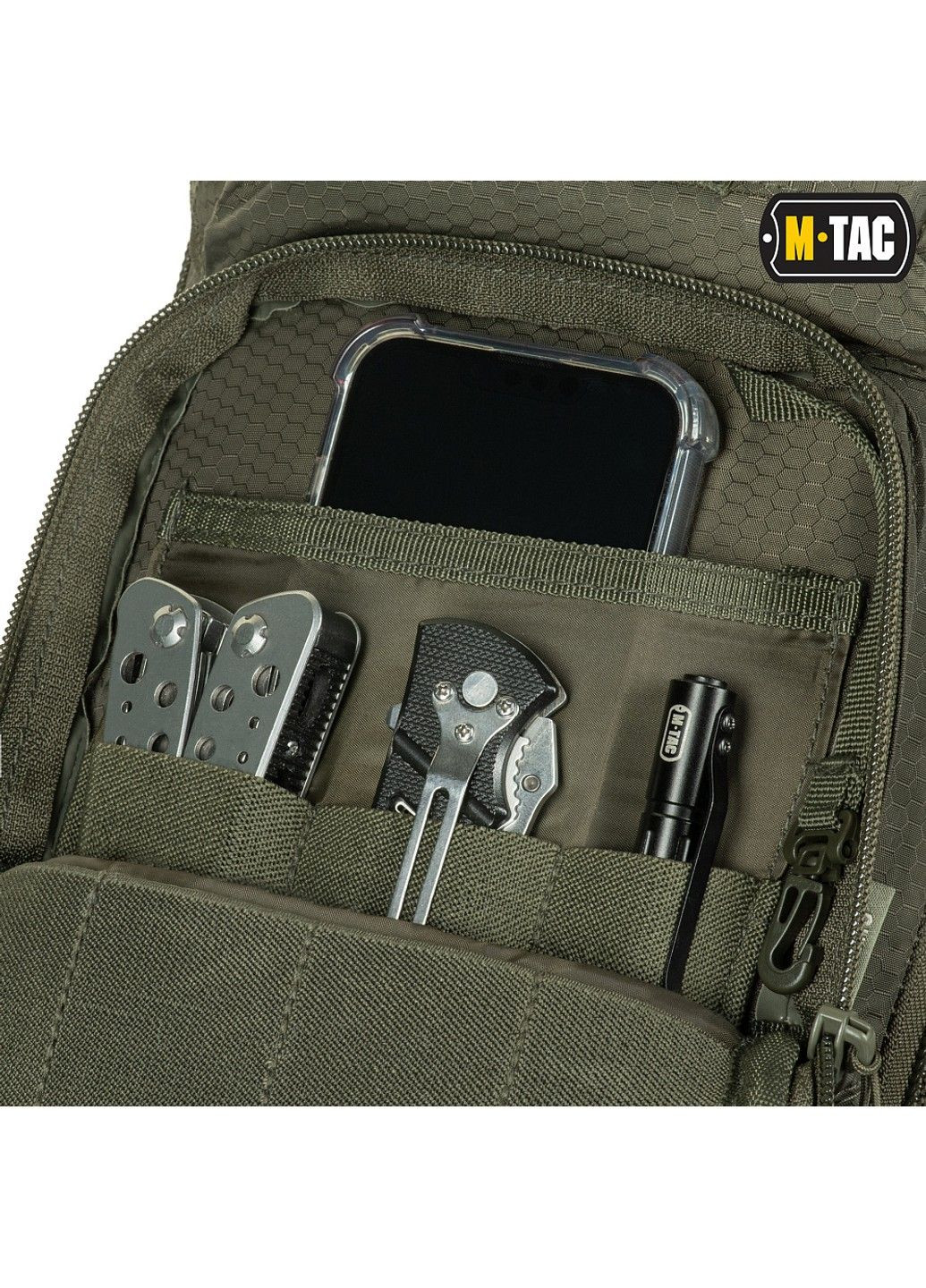 СУМКА URBAN LINE CITY HUNTER HEXAGON BAG олива M-TAC (342073185)