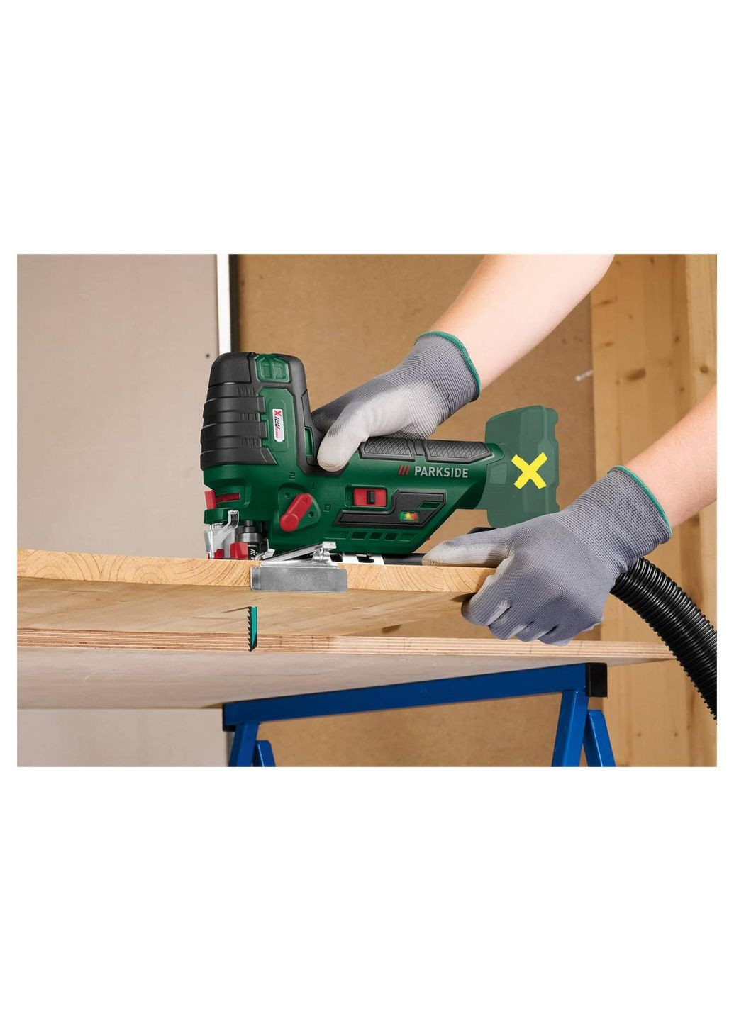 Акумуляторний лобзик PSTKA 12 С3 12В без акумулятора та зарядного пристрою Німеччина Parkside (293276993)