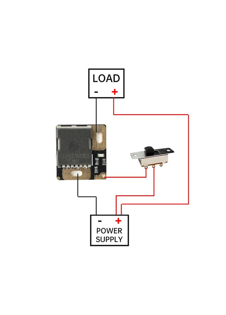 MOSFET модуль электронного ключа 300A, PWM управления, 5–18V, до 100V, 1 шт No Brand (393272118)