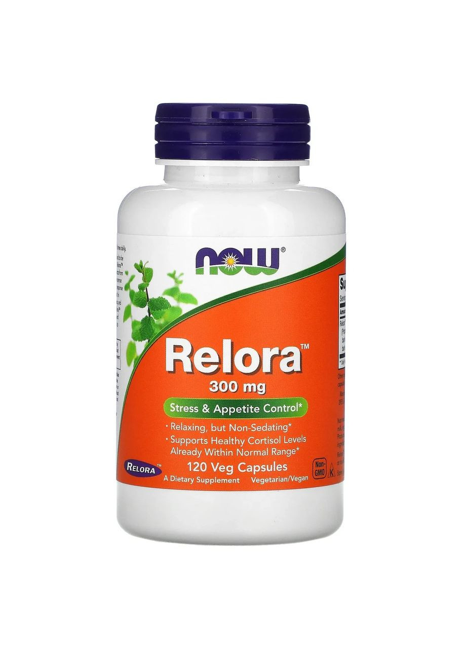 Релора (Relora) 300 мг 120 растительных капсул Now Foods (361118167)