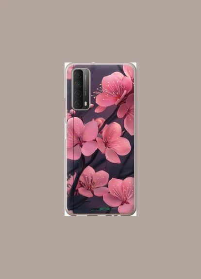 Чохол на Huawei P Smart 2021 Пурпурова сакура "6075u-2100-2448" Endorphone (348091636)