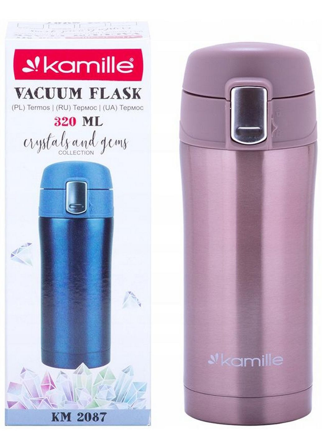 Термос Marigee з нержавіючої сталі, термокухоль. Висота 19 см Kamille (289460865)