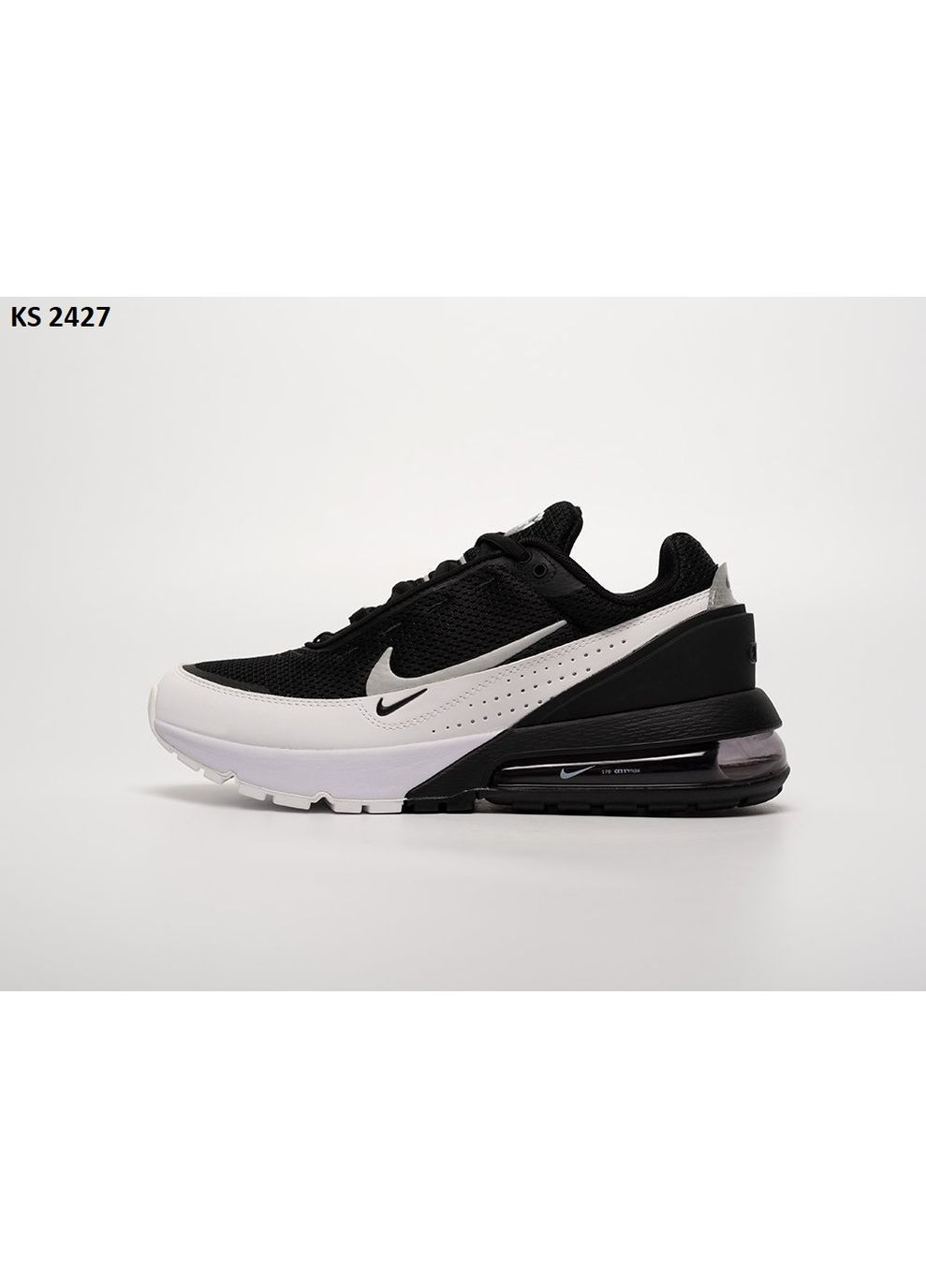 Чорні Осінні кросівки чоловічі nike air max 270 pulse black white найк аір макс 270 No Brand