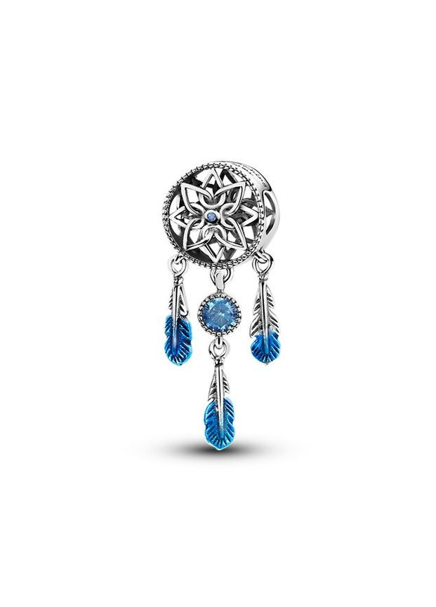 Серебряная бусина "Ловец снов из перьев" Kabluchka (355344136)