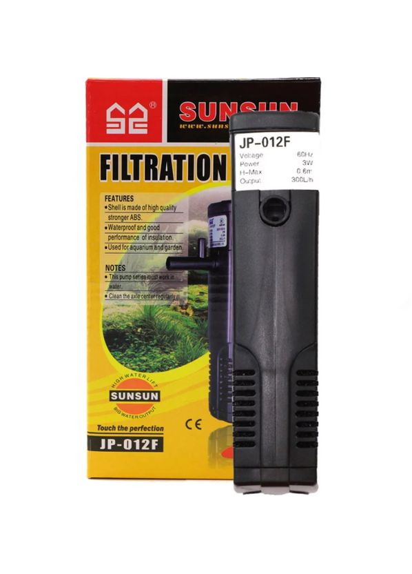 Внутренний фильтр для аквариума JP-012F 3 Вт 300 л/час до 50 л Sunsun (275394946)