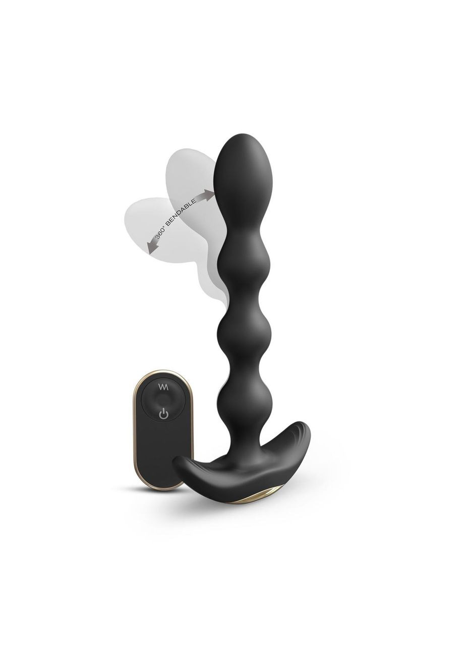 Анальный вибратор-бусы Dorcel FLEXI BALLS, гибкий ствол, пульт ДУ No Brand (366878975)