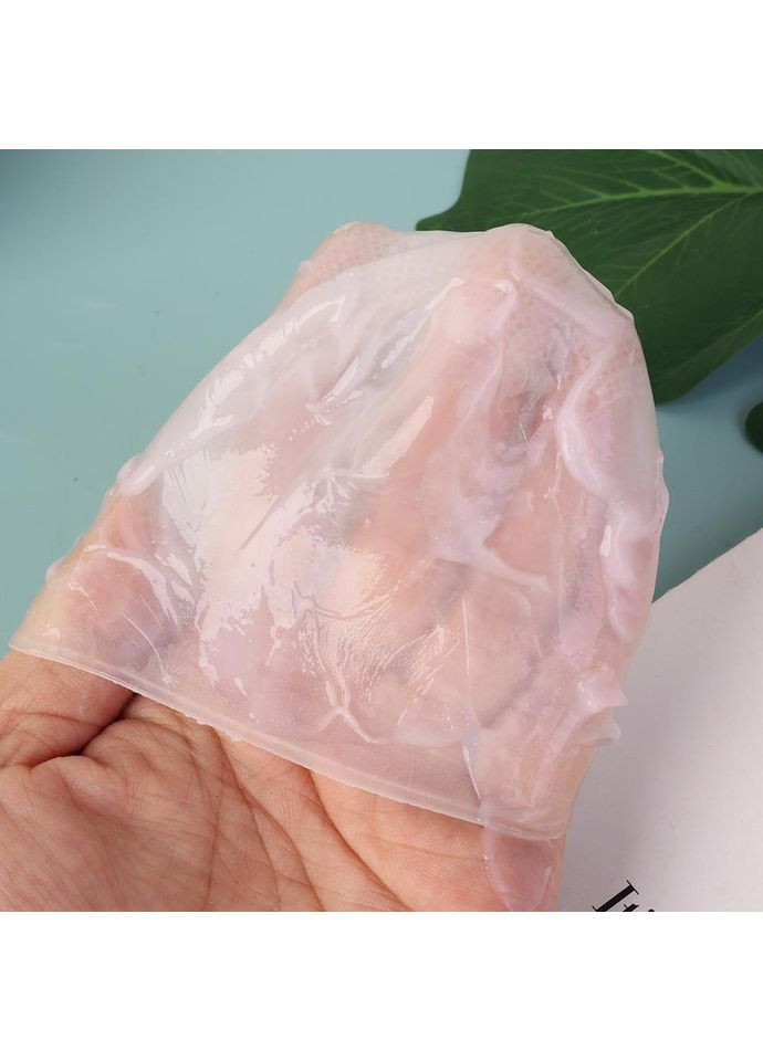 Бежеві шкарпетки для сухих ніг, що потріскалися, зволожуючі гелеві масажні, тілесний колір, 2 пари в наборі (352502242)