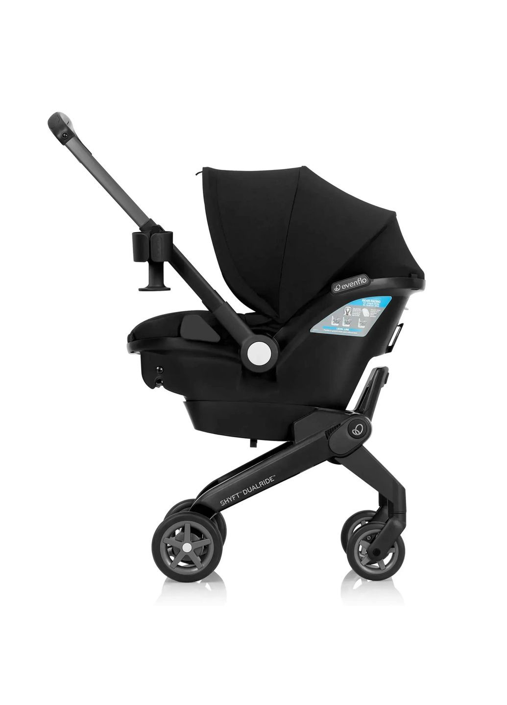 Автокрісло Shyft SensoreSafe DualRide Beaufort Black () Evenflo 032884203376 (328393550)