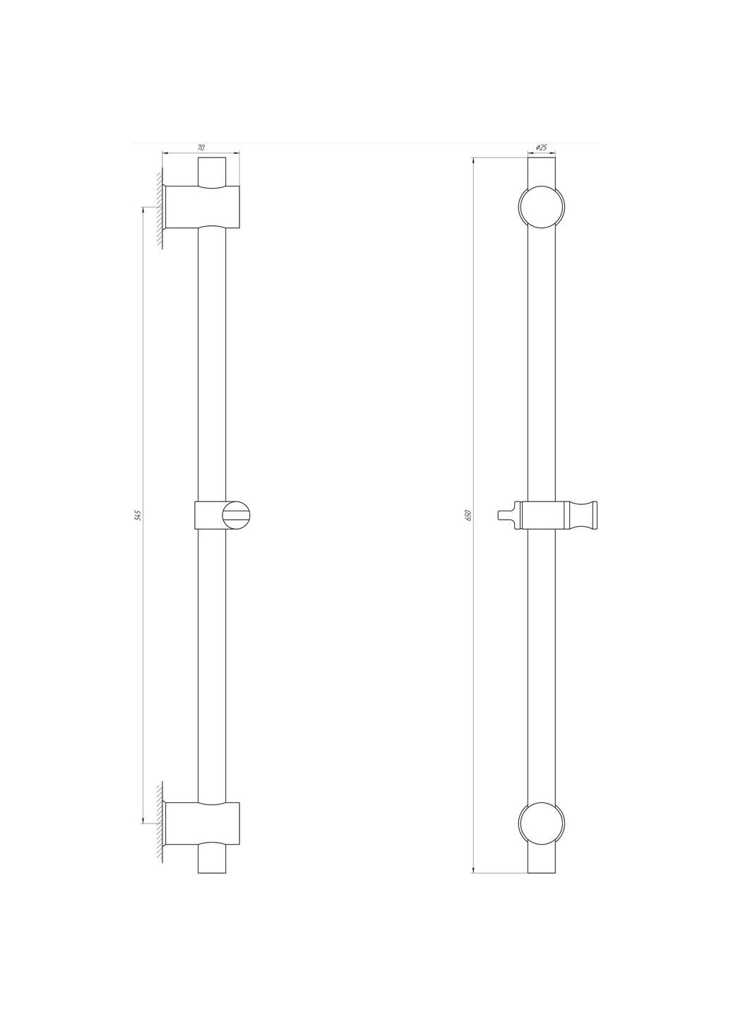 Душевая стойка SUS-1107-BB Globus Lux (336383829)