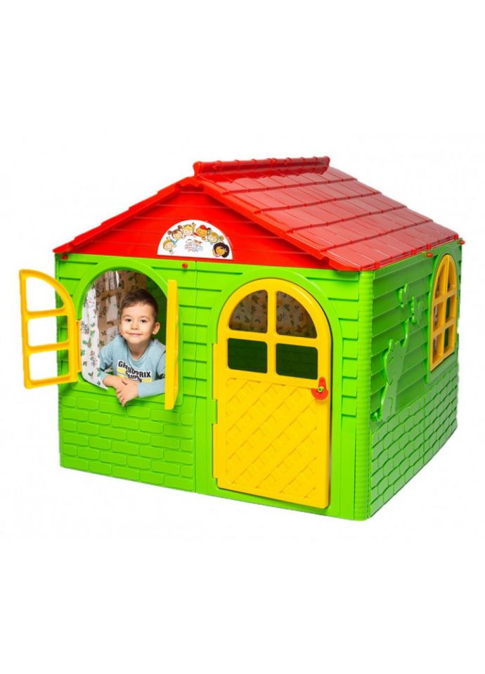 Детский игровой Домик со шторками 02550/3 пластиковый Doloni (365642224)