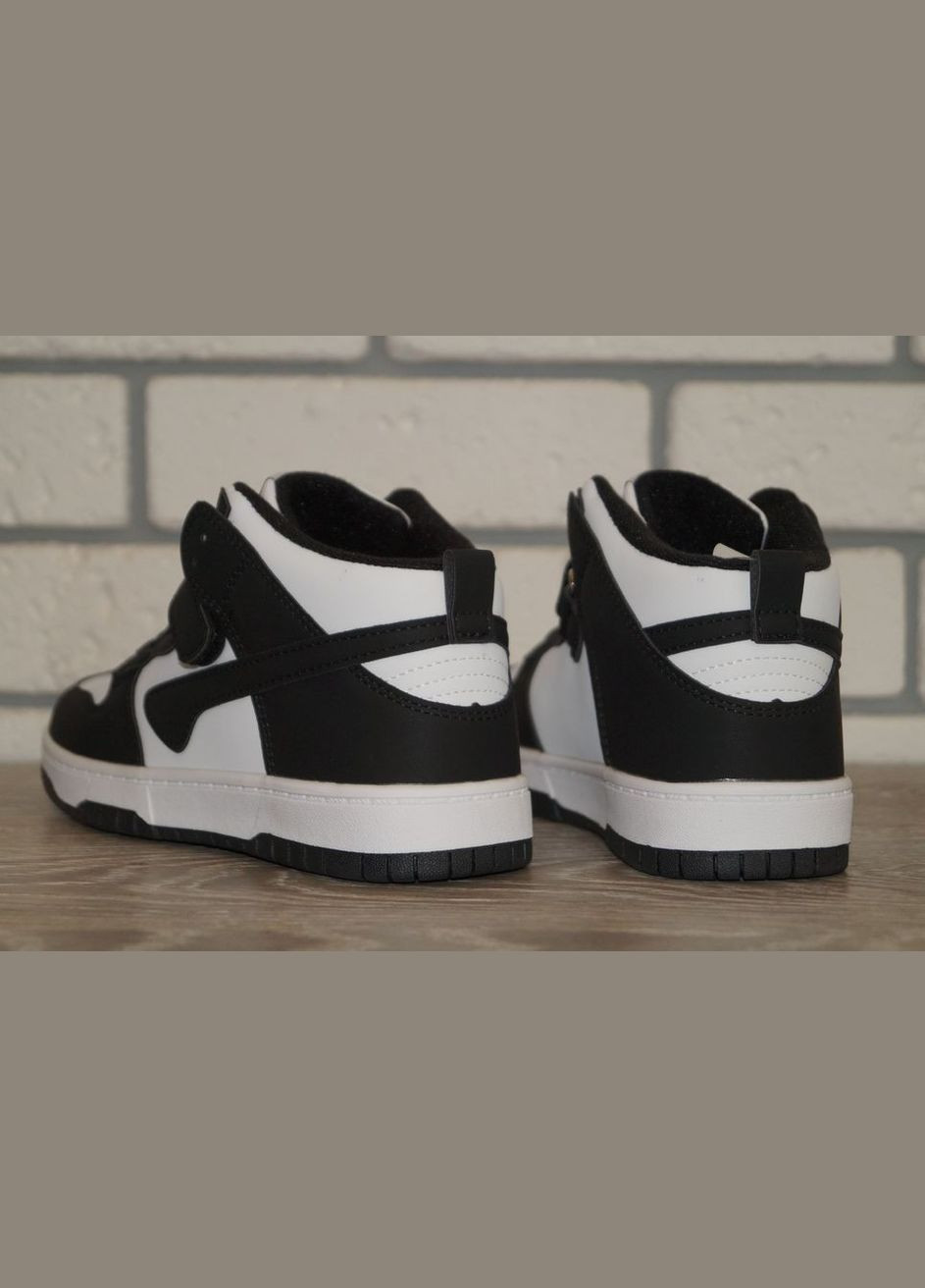 Хайтопи демісезонні дитячі / Черевики демісезонні дитячі білі з чорним BBT (347234817)