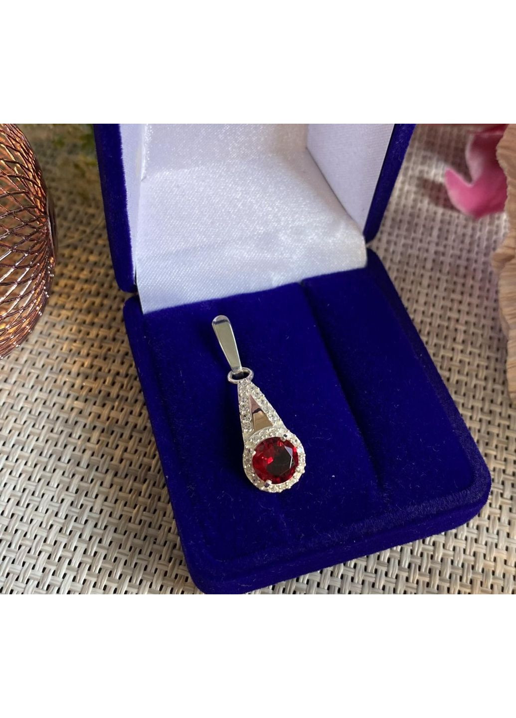 Срібна підвіска з пластинами золота Silver Style (367112078)