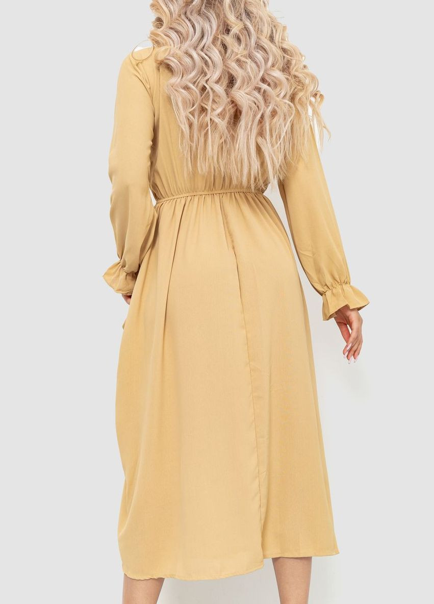 Бежевое платье нарядное,, 204r601 Ager