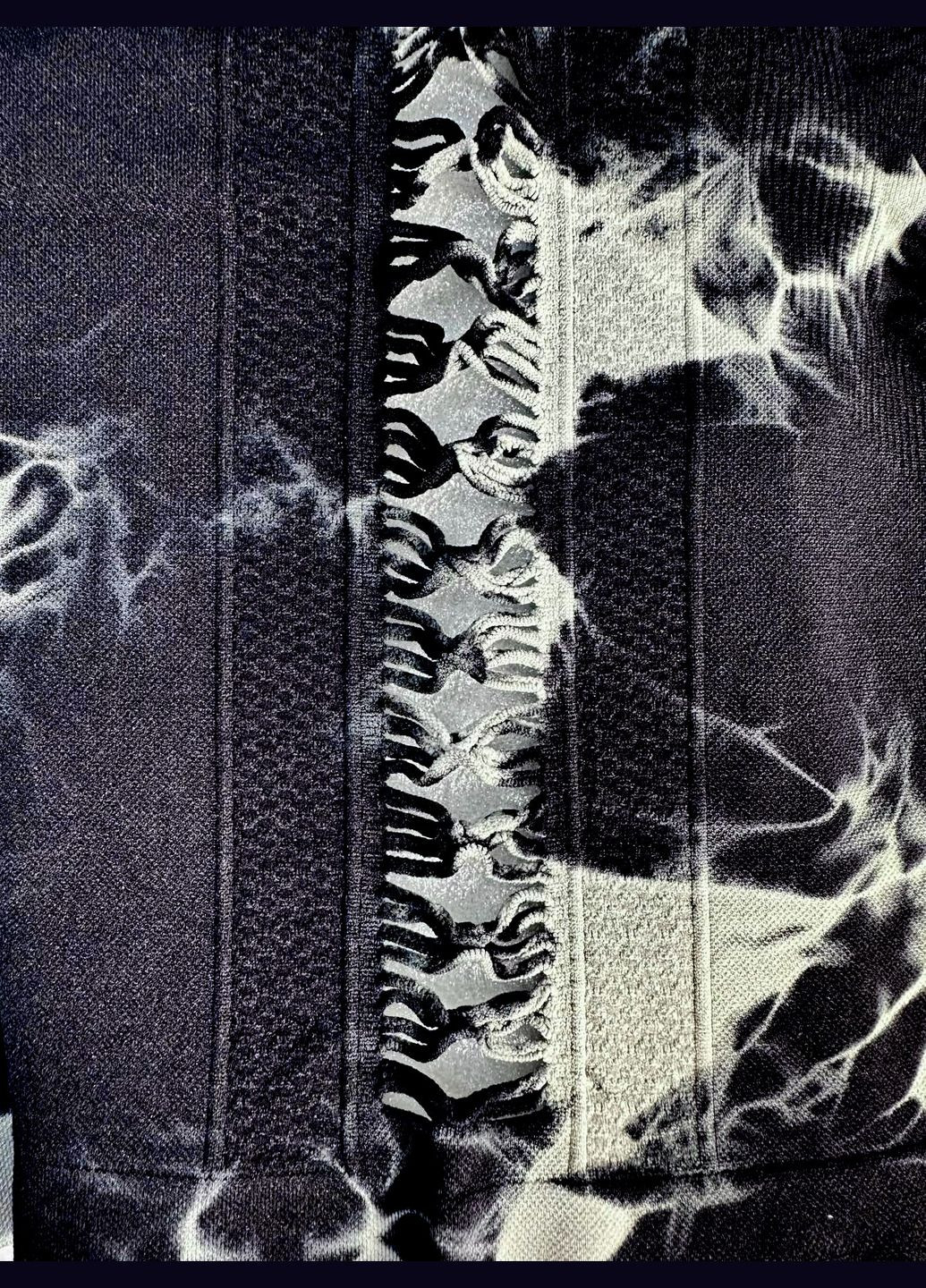 Женские спортивные шорты с перфорацией для фитнеса тай-дай. No Brand (326062404)