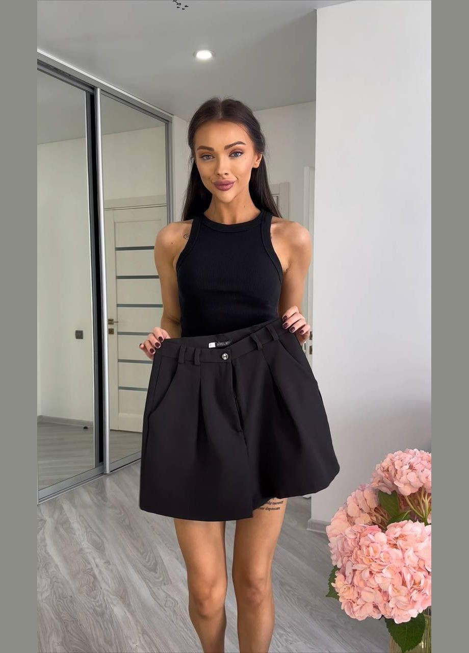 Жіночі широкі костюмні шорти JUGO Atelier № 025 (329316162)