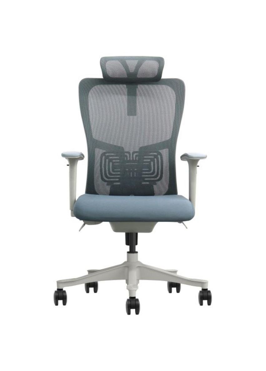 Крісло поворотне SETON темно-сіра тканина/сірий каркас Intarsio (365461398)