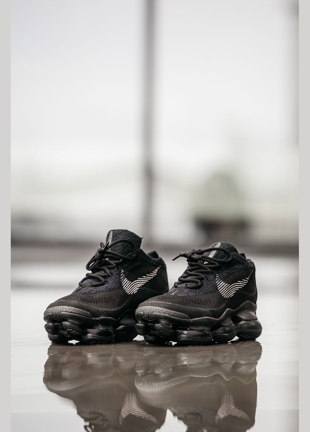 Черные демисезонные кроссовки мужские Nike Air Max Scorpion FK